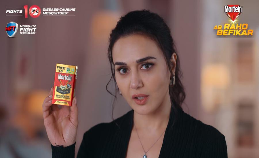Mortin-launches- campaign-with-Preity Zinta